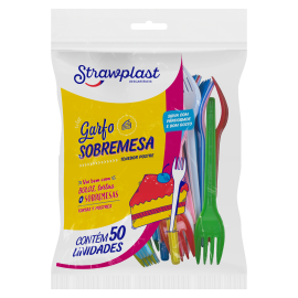 Garfo Sobremesa Misto C/50 Bompack