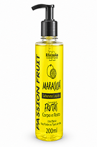 Sabonete Liquido 200ml Corpo e Rosto Maracuja Rhenuk