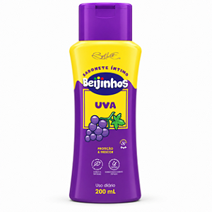 Sabonete Intimo 200ml Beijinhos Uva Belkit