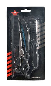 Kit Barba/Cabelo 4Pcs Redstar Wincy Rio De Ouro