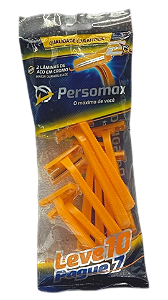 Aparelho Barbear 10pcs Persomax 2 Amarelo Bompack Embrast