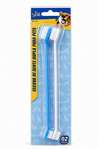 Escova de Dente Pet Dupla