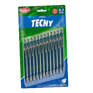 Lapiseira 12 Peças 0,7mm Tecny Colors
