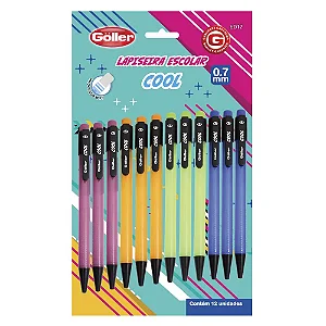 Lapiseira 12 Peças 0,7mm Cool