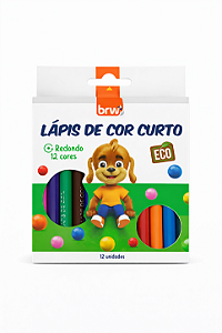 Lápis 12 Cores Meio BRW