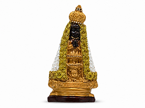 Nossa Senhora Aparecida 15cm Perola