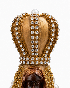 Imagem Nossa Senhora Aparecida Com Pérolas 38cm