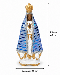 Imagem Nossa Senhora Aparecida Com Manto
