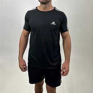 CAMISETA ADIDAS 3 LISTRAS DRY-FIT