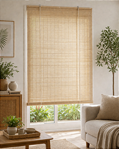 Persiana Rolo de Bambu 140x160 cm Cor Fresno – Coleção Bauhaus