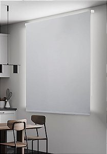 Persiana Rolo Blackout 100x160 cm Branca – Linha Nouvel