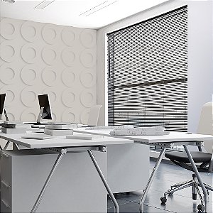 Persiana Horizontal PVC 25mm 140x130 cm Preta – Linha OFF 25