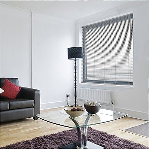 Persiana Horizontal PVC 25mm 160x130 cm Cor Chumbo – Linha OFF 25