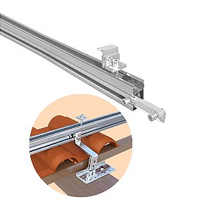 Estrutura De Telha Colonial P/ 04 - Mod / Metallight