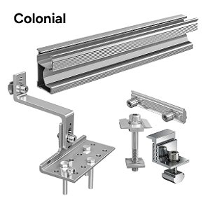 Estrutura De Telha Colonial P/ 04 - Mod / Solargroup