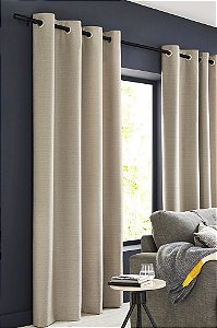 Kit Varão Extensível 120 a 210cm 25/28mm Preto Cilíndrico