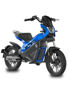 Moto Elétrica AIMI Azul – MI-MOTO 1000W