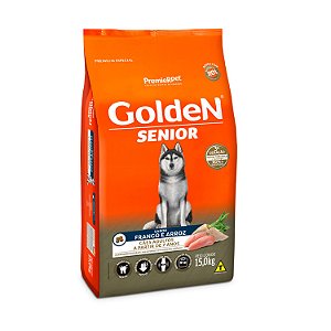 Ração Golden Fórmula para Cães Senior Sabor Frango e Arroz - 15kg