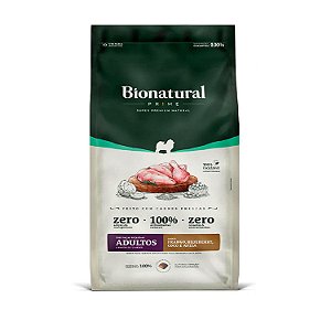 Ração Bionatural Prime para Cães Adultos de Raças Pequenas Sabor Frango, Blueberry, Coco e Aveia 15kg