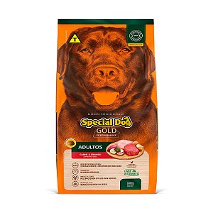 Ração Special Dog Gold Performance Frango e Carne para Cães Adultos 15kg e 20kg