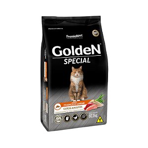 Ração Golden Special para Gatos Adultos Sabor Frango e Carne 10kg