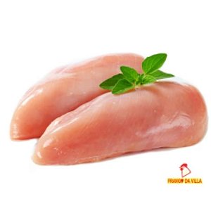 Filé de Peito de Frango Pacote Congelado Frango da Villa Kg