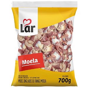 Moela de Frango Congelado Lar 700g - Caixa 16,80 Kg