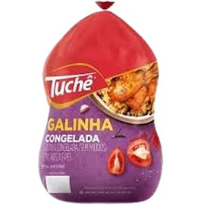 Carcaça de Frango Tuche Congelado + - 2,1 Kg - Caixa 17,2 Kg