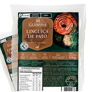 Linguiça de Pato Congelada Villa Germania 500g