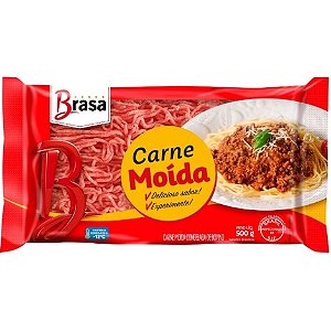 Carne Moída Bovina Congelada Brasa 500g