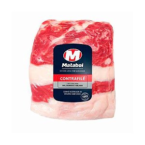 Contra Filé Bovino Sem Noix Porcionado Resfriado Mataboi - Caixa 28.80 Kg