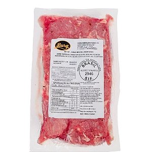 Tiras Bovinas Marinadas Vinha d Alhos Congeladas - Caixa 10 Kg