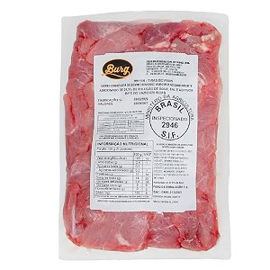 Tiras Bovino Pacote Congelado Burg 1,75kg - Caixa 12 Kg