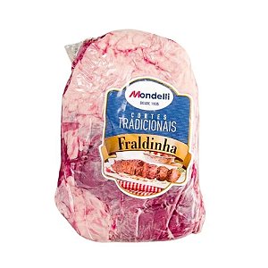 Fraldinha Bovino Grill Resfriado Mondelli - Caixa 16 Kg