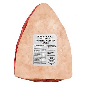 Picanha Bovina Resfriada Tomasello peça 0,7 à 1,0Kg / Forn. Classe D - Caixa 18 Kg