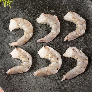 Camarão Cinza Descascado Evicerado 26/30 Congelado IQF Seven Food - Caixa 10 KG