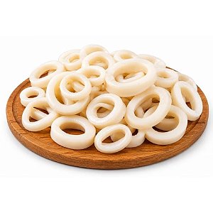 Anéis de Lula Congelado Iqf 10kg Xin Wang - Caixa 10 Kg