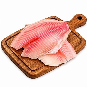 Pescado Filé de Tilápia Congelado Iqf C Vale - Caixa 10kg