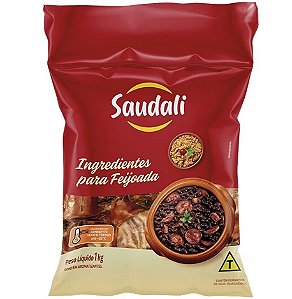 Suíno Kit para Feijoada Saudali 1kg / Forn. Classe D - Caixa 10 Kg