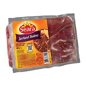 Jerked Suíno Resfriado Seara 400g / Forn. Classe D - Caixa 10 unidades
