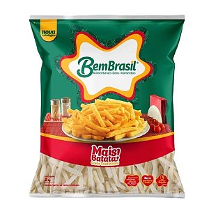 Batata 9Mm Congelado Mais Batata Bem Brasil 2kg / Forn. Classe D - Caixa 14 Kg