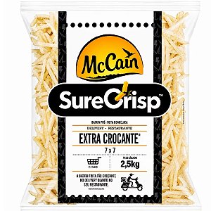 Batata Surecrisp 7Mm Congelado Mccain N 2,5kg / Forn. Classe D - Caixa 15 Kg
