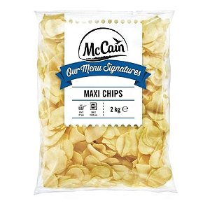 Batata Maxi Chips Congelado Mccain N 2kg / Forn. Classe D - Caixa 10 Kg