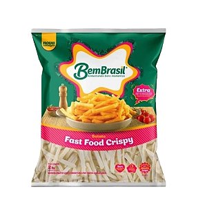 Batata 7Mm Crocante Congelado Bem Brasil 2kg / Forn. Classe D - Caixa 12 Kg