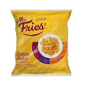 Batata 9Mm Congelado Mr Fries I 1,5kg / Forn. Classe - Caixa 12 Kg