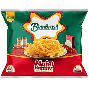 Batata 9Mm Mais Batata 400g / Forn. Classe D - Caixa 36 unidades