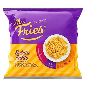 Batata 10Mm Congelado Mr Fries I 400g / Forn. Classe D - Caixa 25 unidades