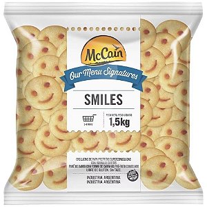 Batata Smiles Congelado Mccain 1,5kg / Forn. Classe D - Caixa 9 Kg
