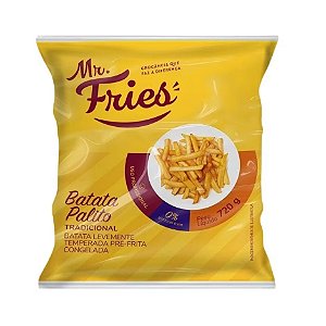 Batata 9Mm Congelado Mr Fries I 720g / Forn. Classe D - Caixa 14 unidades
