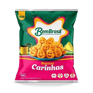Batata Carinhas Congelado Bem Brasil 400g / Forn. Classe D - Caixa 24 unidades